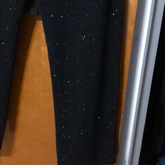 Shiny Black Dress Pants - Picture 7 of 7